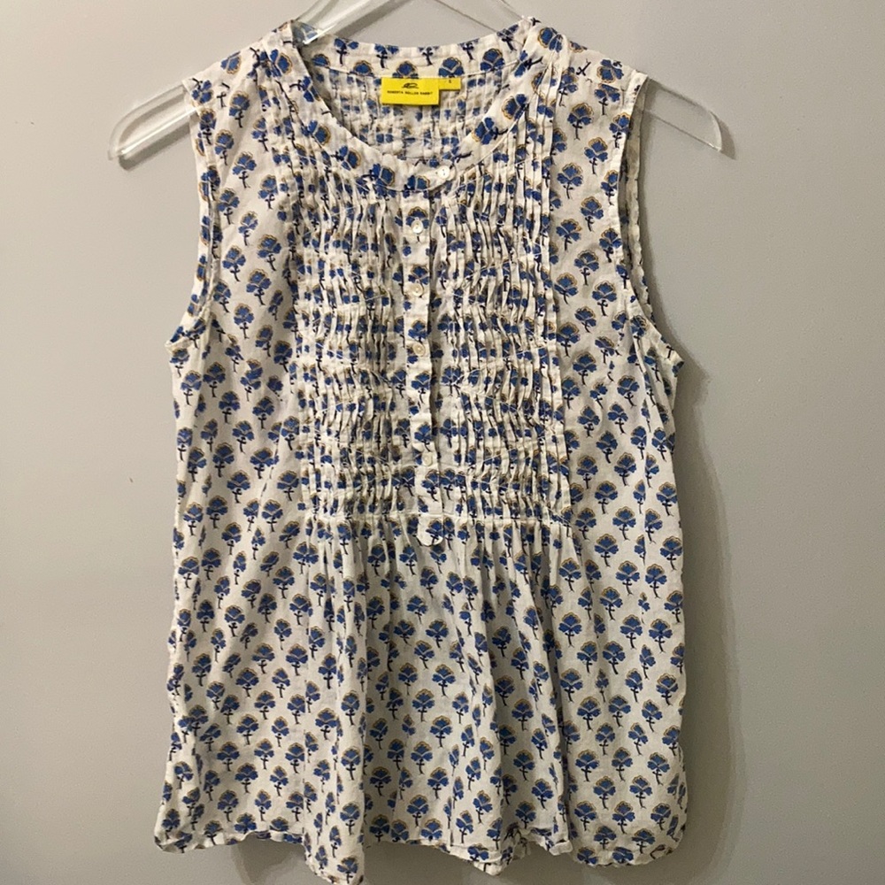 Roberta Roller Rabbit sleeveless blouse size S